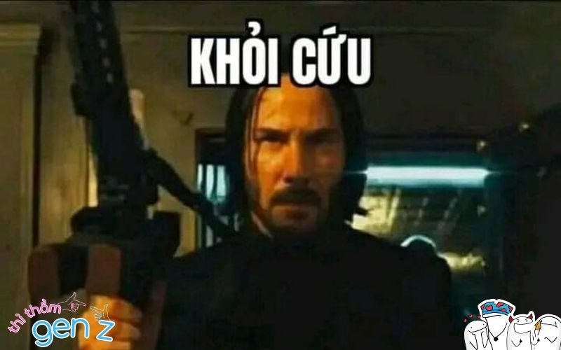 Meme chế từ các trích đoạn phim kinh điển với câu chữ hài hước