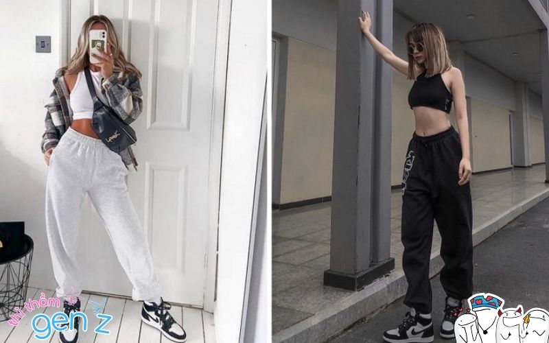 Cá tính và năng động cùng các bạn nữ gen Z trong trang phục athleisure