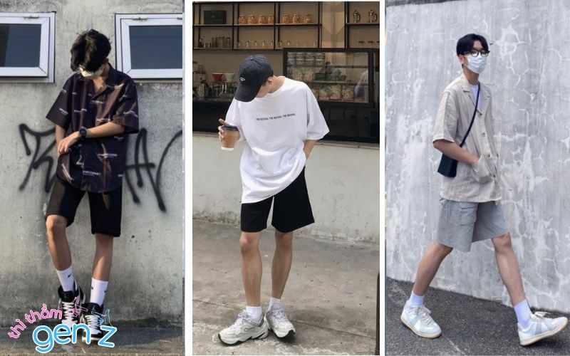 Trẻ trung và năng động cho outfit nam với áo thun và quần short ngắn