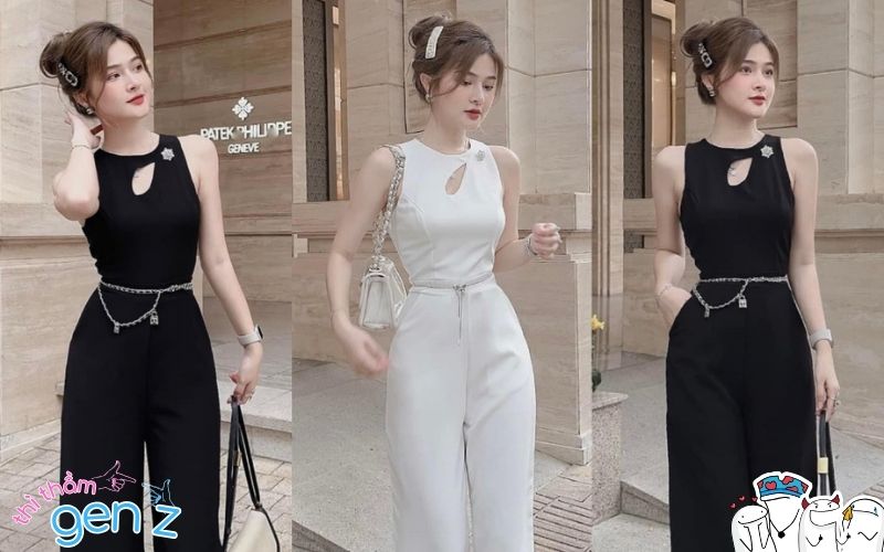 Outfit Tết cho nữ với các bộ Jumpsuit