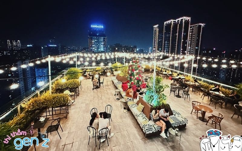 Khám phá những góc sống ảo tuyệt vời tại Trill Rooftop Cafe