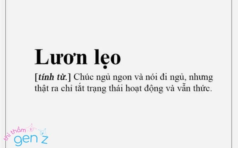 Người lươn lẹo thường có lời nói không đi đôi với hành động