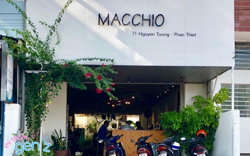 Macchio Cafe mang lại một bầu không khí dễ chịu