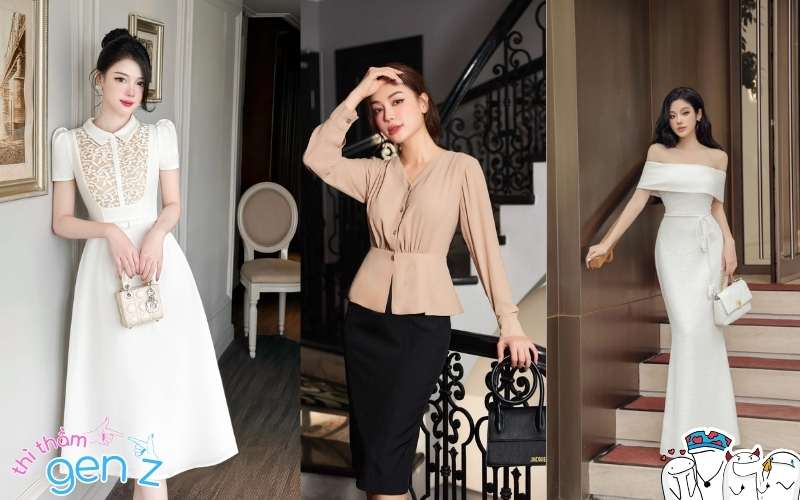 Outfit dự đám cưới sang trọng cho nữ
