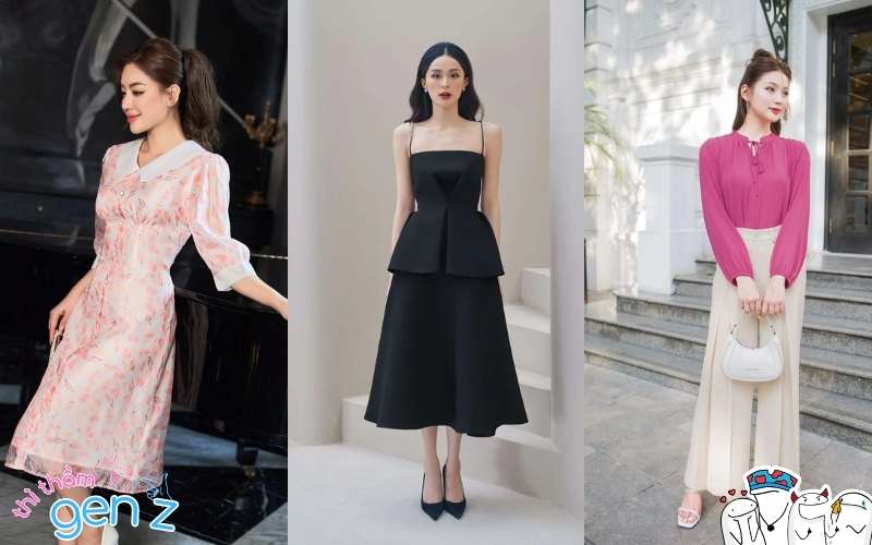 Outfit đi tiệc cưới nhẹ nhàng, nữ tính