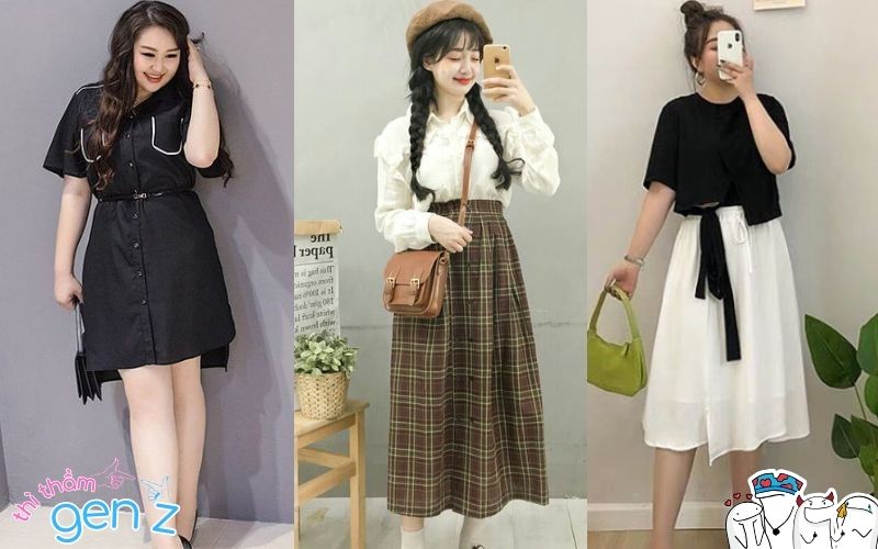 Outfit hack dáng cho nữ có dáng mập
