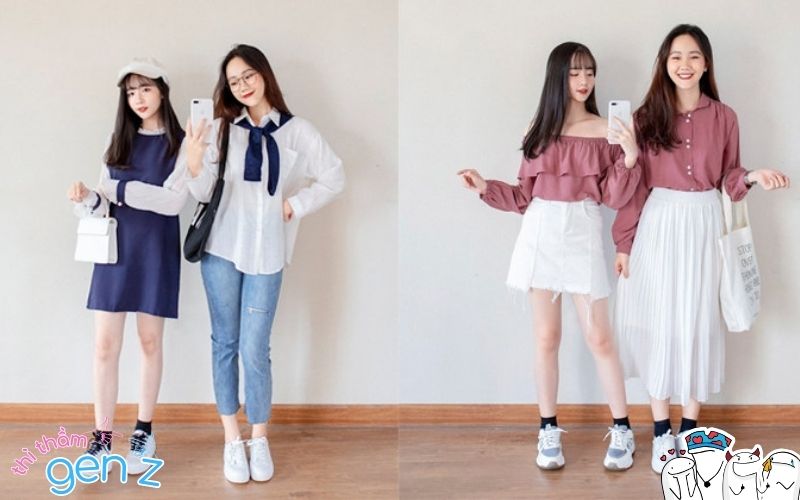 Outfit hack dáng đi biển cho nữ dáng béo