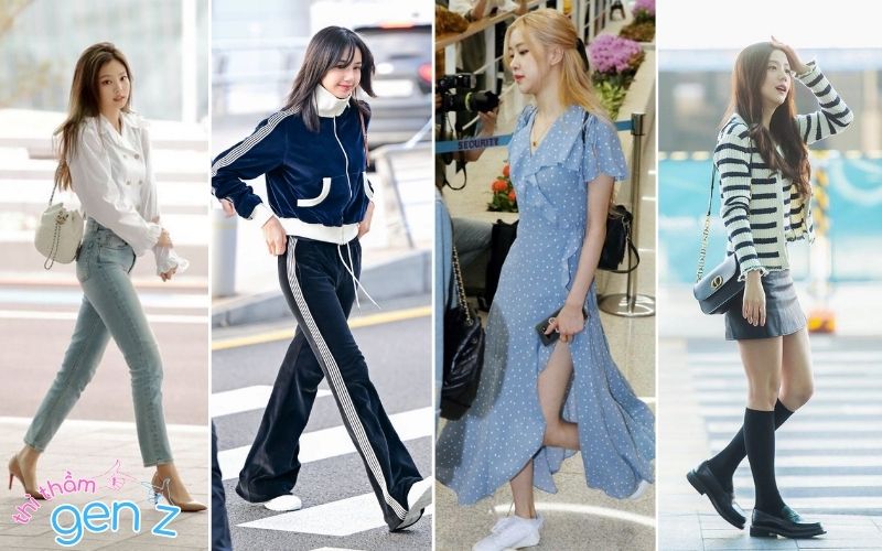 Sành điệu với outfit sân bay của BlackPink