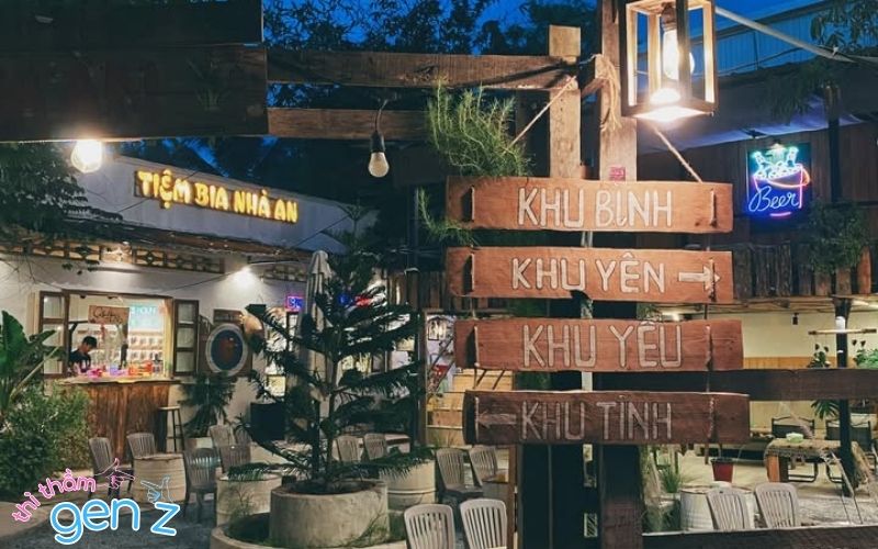 Tiệm Bia Nhà An với không gian cực chill và yên tĩnh