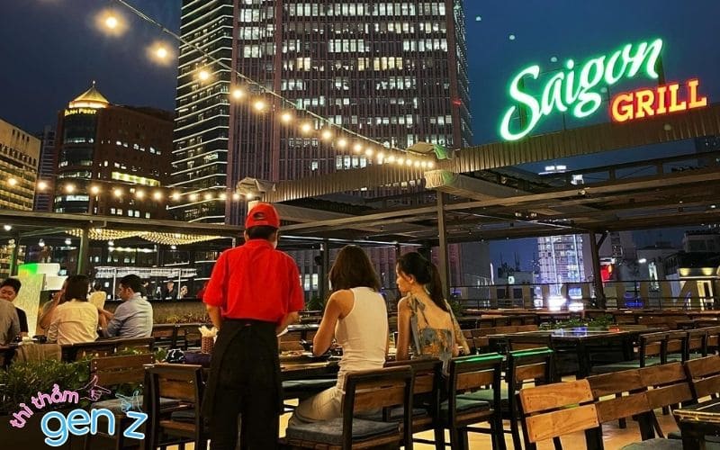 Saigon Grill 2 - Địa điểm nhậu Sài Gòn view cực chill